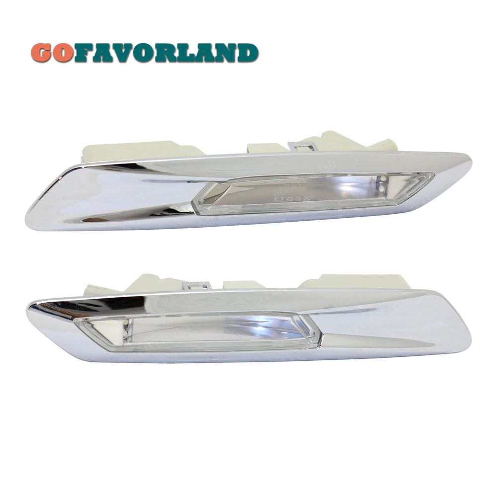 

Pair Front Left Right Marker Corner Lamp Parking Light Cornerlight 63137154167 63137154168 For BMW 528i 2011-2016 535d 2014-2016