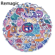 

50pcs Funny Kid DOODLE Cartoon Cartoon Animation Sticker ForComputer Motorcycle Skateboard Guitar Toy Game Machine Children Gift