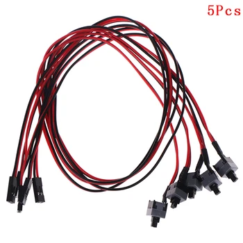 

5 Pcs/lot PC Computer Motherboard Power Cable Switch On/Off/Reset Replacement Accessories