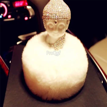 

Ngryise 1 Set buddha shape car statue small decoration
