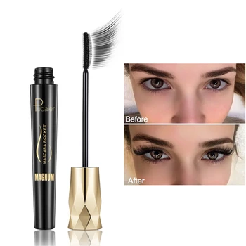 

New 4d Fiber Lash Mascara Waterproof Black Eye Silk Eyelashes Mascara Lengthening Volume 3d Sexy Pudaier Eyebrow Makeup Mascara