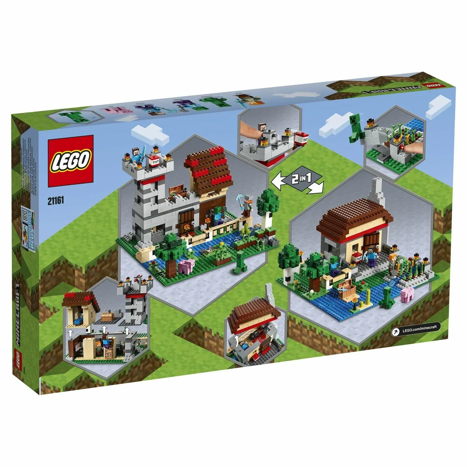 Designer Lego Lego Minecraft set for creativity 3.0 21161 Designer Lego Lego Minecraft set for creativity 3.0 21161