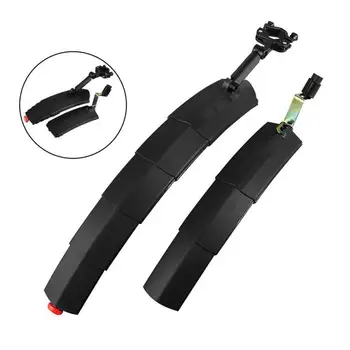 

bicycle retractable mudguard-super pressure resistant with bright taillight safe bike equipments accessories