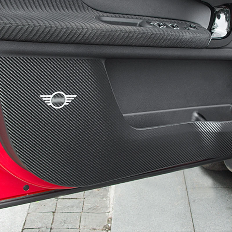 Защитная Наклейка на панель двери автомобиля, устойчивый к царапинам коврик для BMW MINI Cooper F54 F55 F56 R56 R60, аксессуары для автомобиля, украшение интерьера