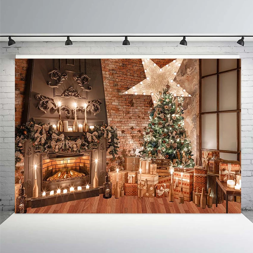 

Christmas Backdrop Winter Snow Baby Newborn Photo Booth Backgrounds for Photocall Studio Photographic Photo Background