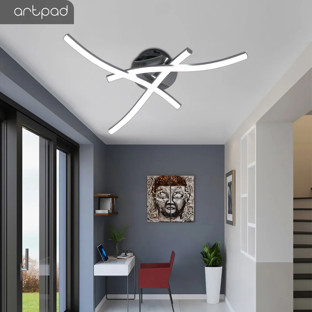 Artpad Classical 3 4 Branches Ceiling Light Led 18w 24w Bright