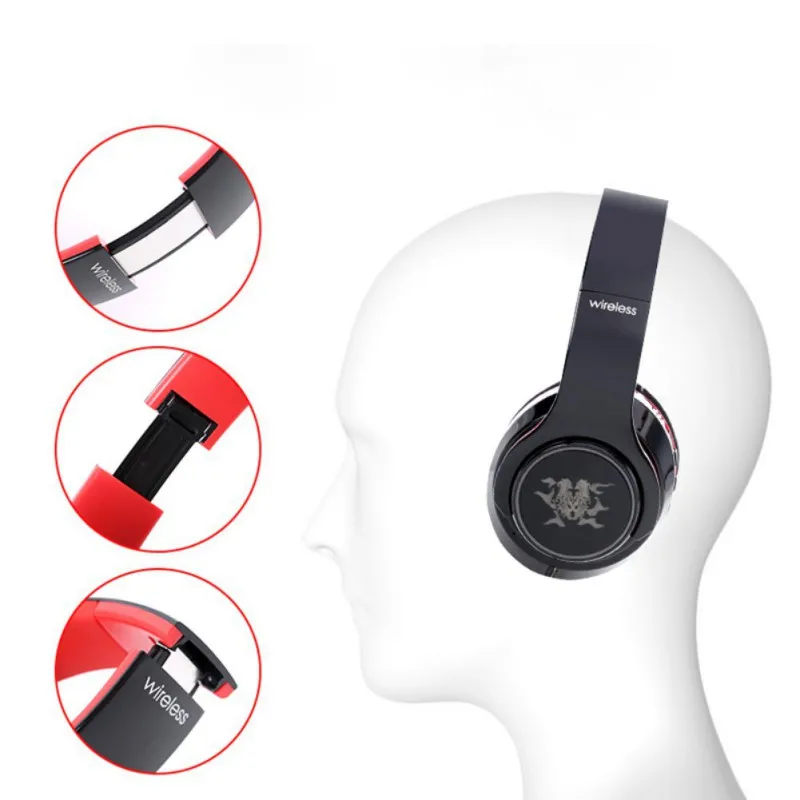 Эргономичная Bluetooth гарнитура выдвижные портативные накладные беспроводные наушники