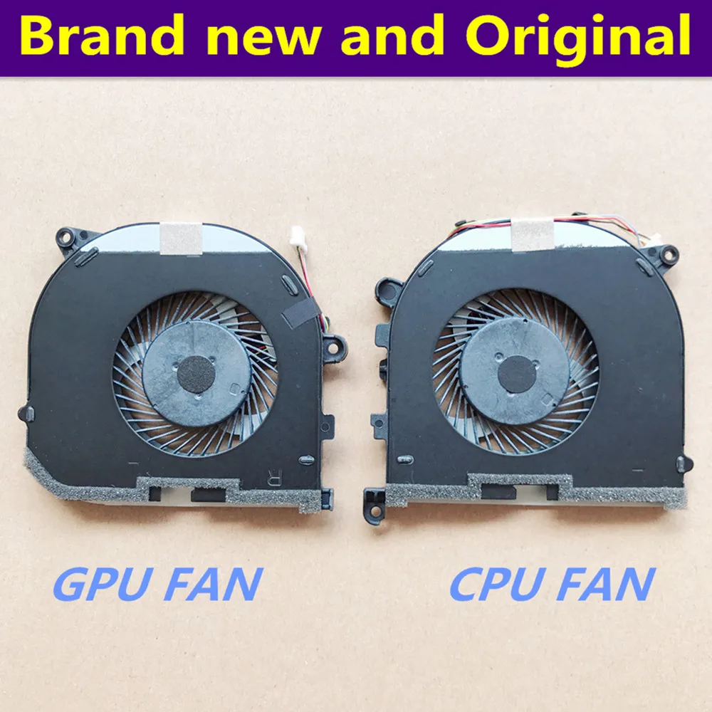 New laptop CPU gpu radiator for DELL XPS 15 9550 Cooler FAN 0RVTXY 036CV9 DFS501105PR0T FG11 DFS501105PQ0T FG12 cooling fan