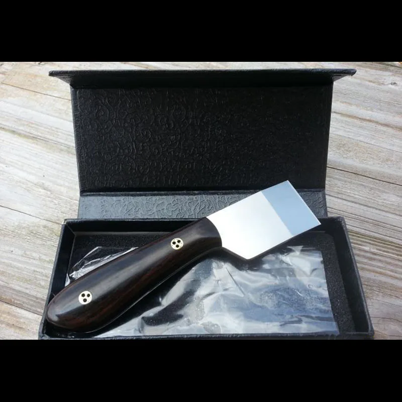 Baver Leather craft cutting Skiver Blade Knife cutter Tools Ebony wooden handle handcraft DIY