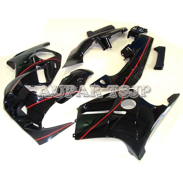 Черный с красными линиями ABS Обтекатели для Honda 88 89 CBR250RR MC19 1988 1989 литья под давлением рамы кузова мотоцикла