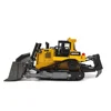 1/16 RC Bulldozer Truck Model Alloy Machine Car Gift 2.4G 9CH Radio Control Enjoyable Toys For Kids Adults HobbyToki HUINA 1569 4