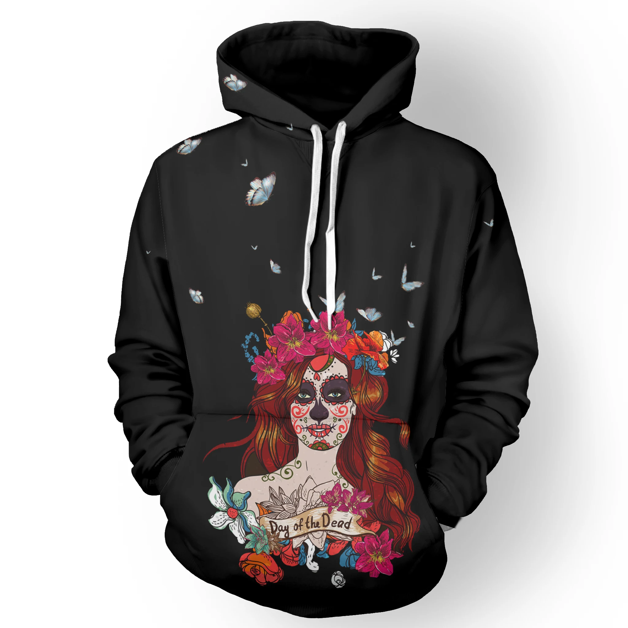 

Men's Pullover Hoodie Sweatshirt 3D Print Skull Pattern Graphic Hooded Holiday Casual Hoodies Sweatshirts Long Sleeve