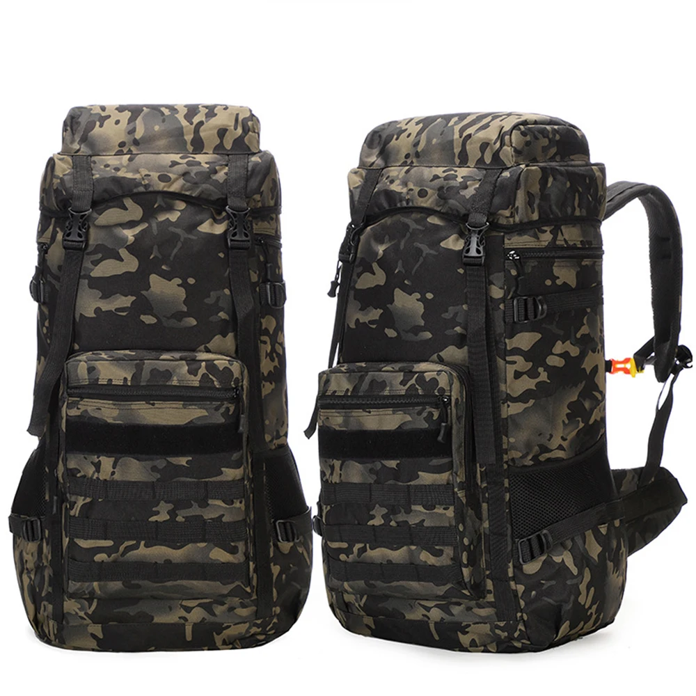 70L Adult Waterproof Climbing Outdoor Backpack Sports Bag Camp Hiking Backpacks Self-Driving Travel Ultralight Rucksack  X385D