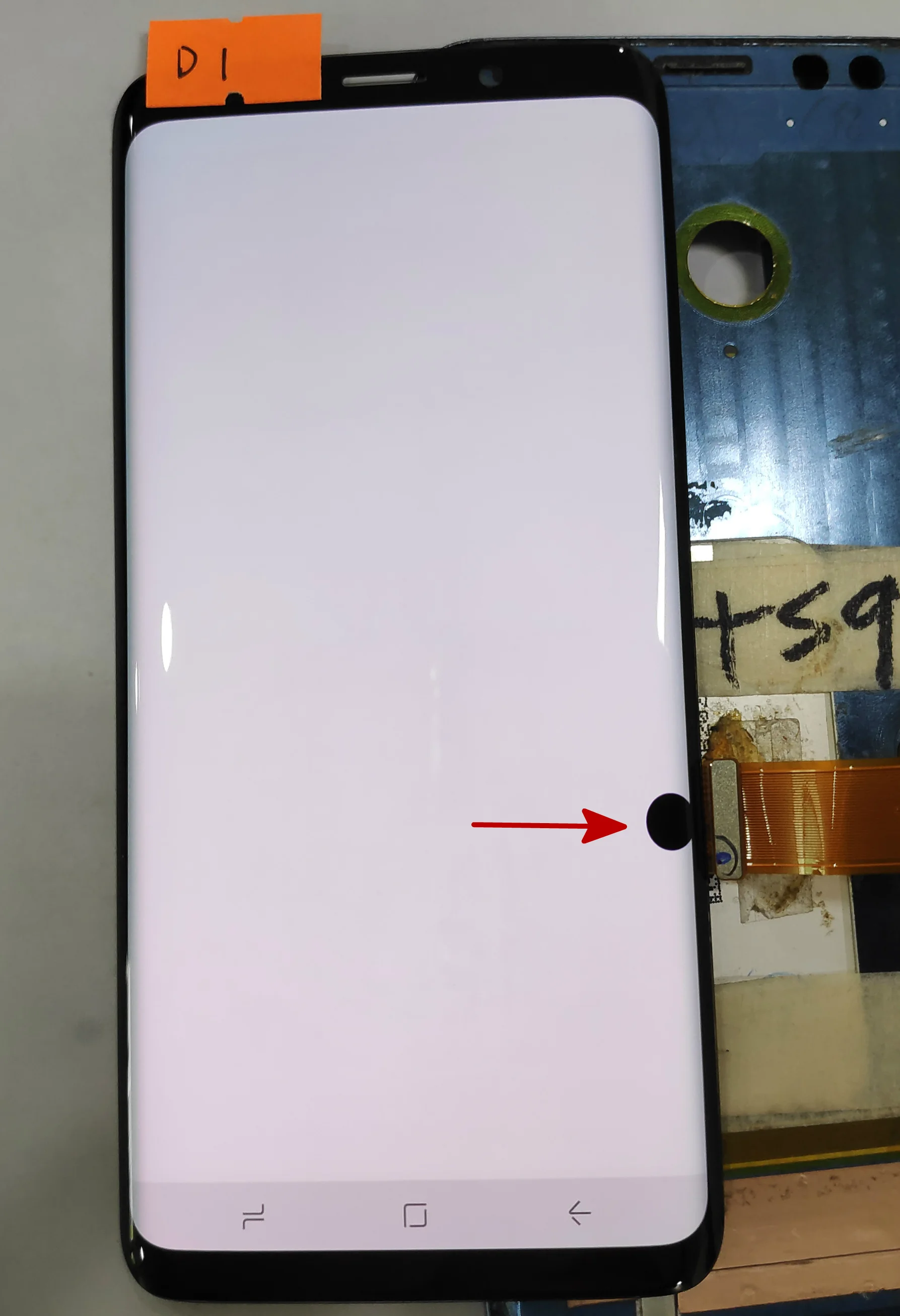 D1 Для samsung Galaxy S9 G960 G960f дефектный ЖК-дисплей, сенсорный экран, дигитайзер, 5,8 '', Супер AMOLED экран - Цвет: D1