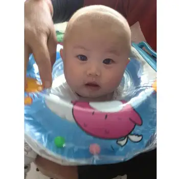 

Baby Swimming Pool & Accessories baby Tube Ring Swim Neck Ring Safety Infant Neck Float Circle For Bathing Inflatable 0-2years