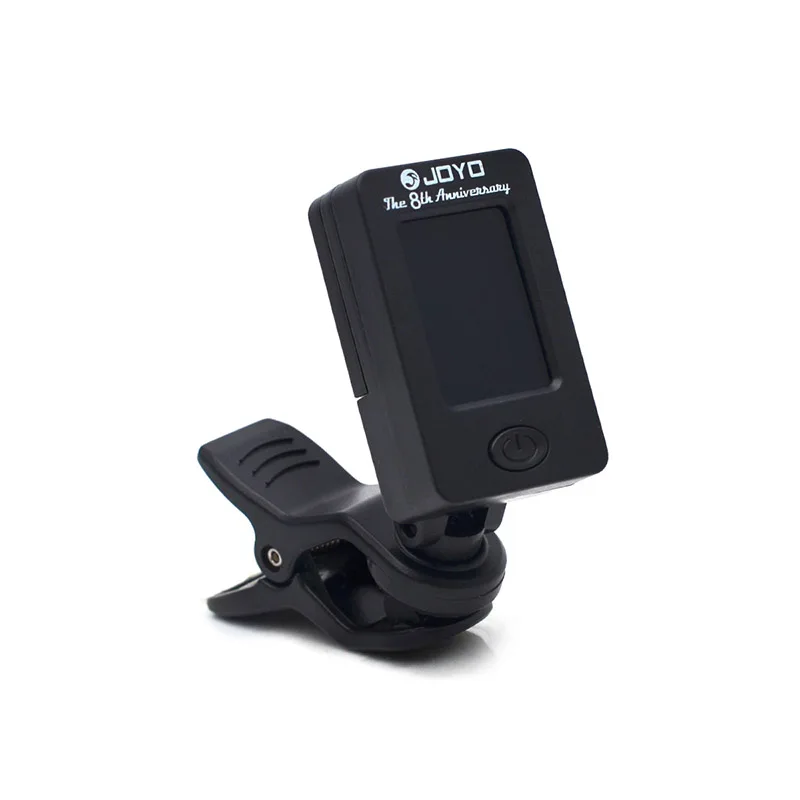 100 шт./лот JOYO lcd клип-на гитарный тюнер бас-тюнер скрипка тюнер ukuele хроматический Универсальный вращающийся на 360 градусов чувствительный