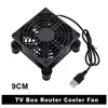 1pcs Gdstime Router fan PC Cooler TV Box Wireless Cooling Silent DC 5V USB Power 92mm fan 92x25mm 9CM W/Screws Protective net ► Photo 1/6