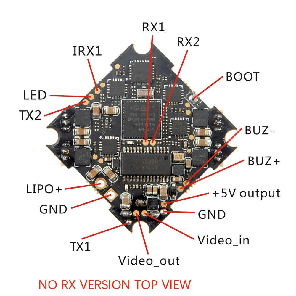 Crazybee F4 PRO V3.0 Контроллер полета Blheli_S 10A 2-4S бесщеточный ESC для Frsky радиомодель для Cinecan 4K камера Дрон