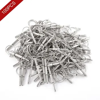 

100pcs/set 3 in 1 Eyeglass Screwdriver Sunglass Glasses Watch Repair Tool Kit with Keychain Portable Screwdriver Hand Tools