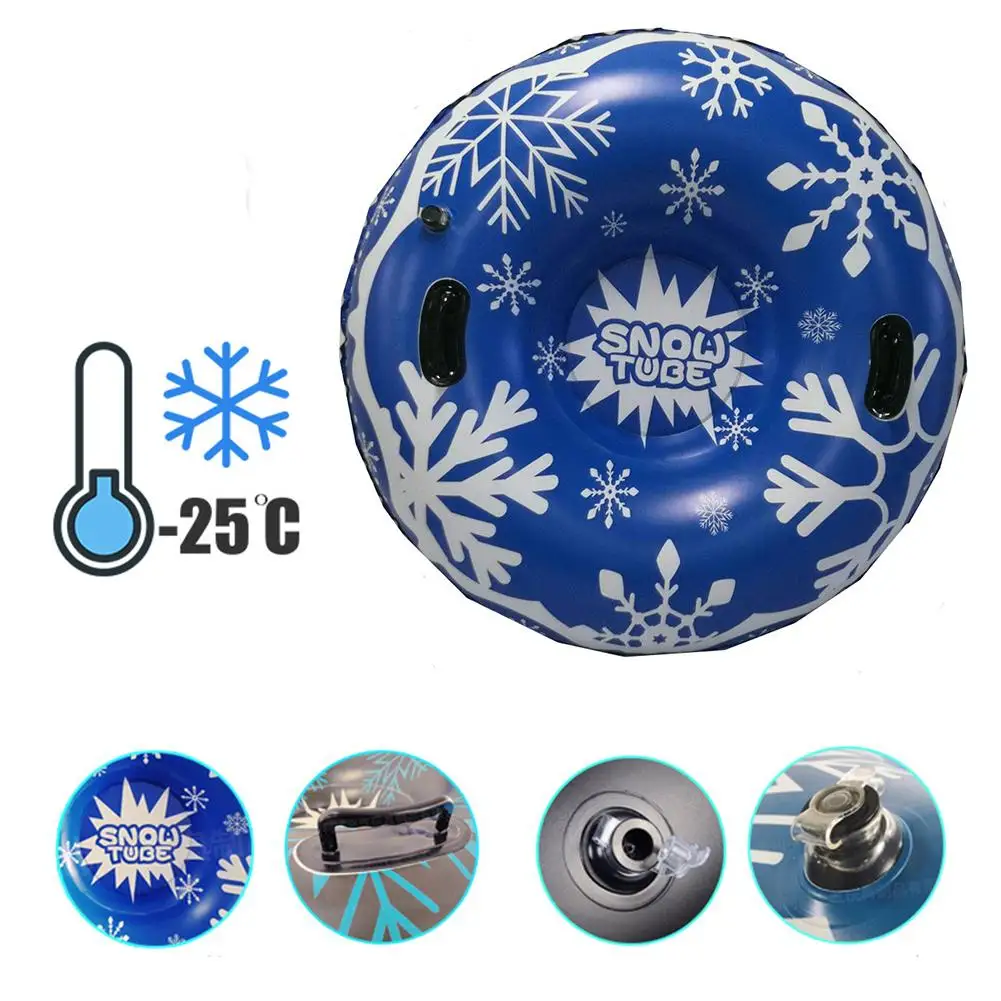 Snowball Cheesecake For Skating Downhill Tubing Inflatable Winter Sledges Tubing Cheesecake For Winter Kids Adults Snowmobile