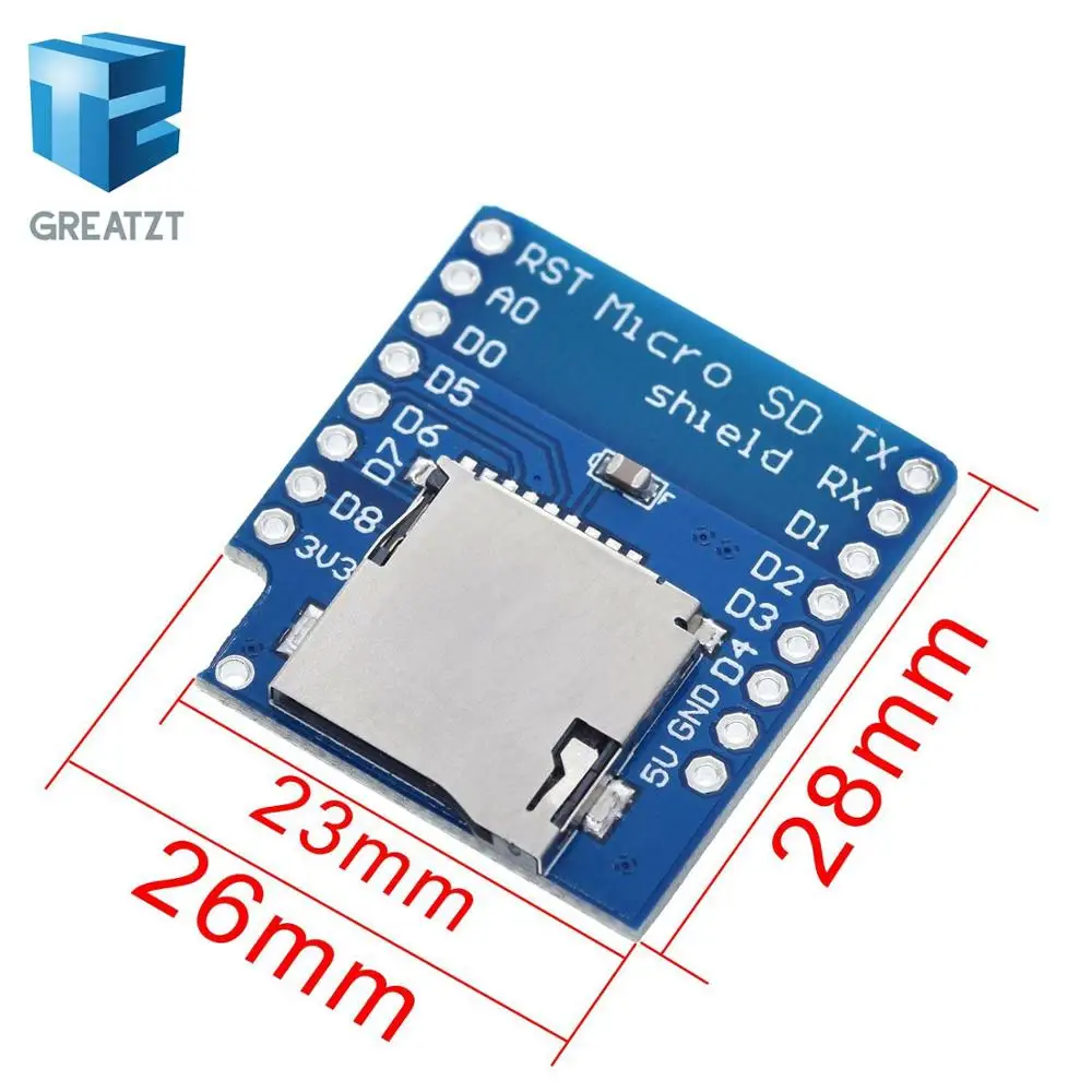 Micro SD щит для wemos D1 мини модуль TF|shield sd|shield cardsd card module |