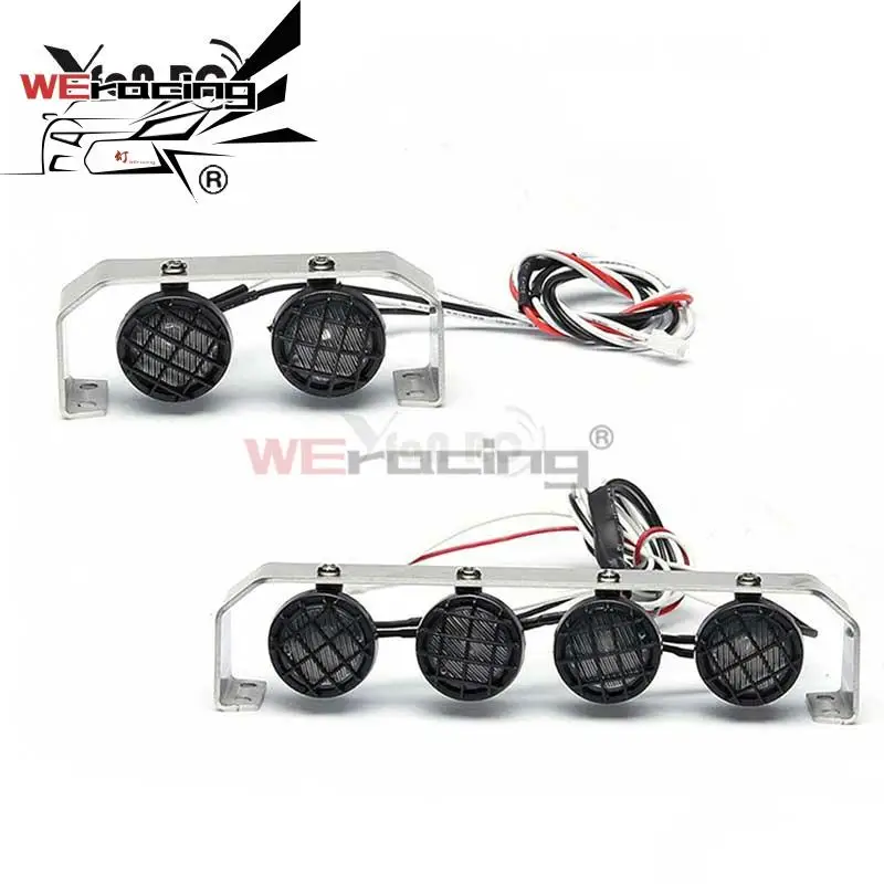 

Metal 44 LED Super Bright LED Light Bar White Roof Lamp Spotlights for RC 1:10 Axial D90 SCX10 RC4WD TAMIYA CC01 RC Rock Crawler