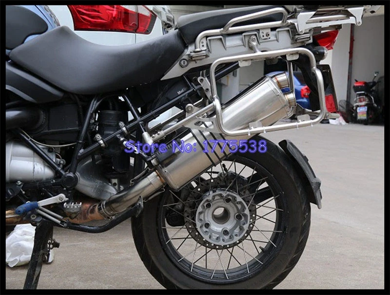 Stainless Steel for BMW R1200GS ADV 2004-2009 Motorcycle Exhaust Muffler Link Pipe Motorbike Muffler Escape Mid Pipe for R1200GS - Image 2