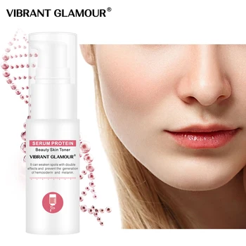 

VIBRANT GLAMOUR Serum Protein Face Toner Whitening Moisturizing Face Serum Shrink Pores Relieve The Redness Sensitive Skin Care