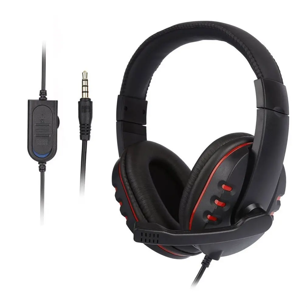 Universal Laptop PC Computer Headphone Stereo Music Gaming Headband Headset With Microphone Mic Earphone 3 5mm Jack Wired