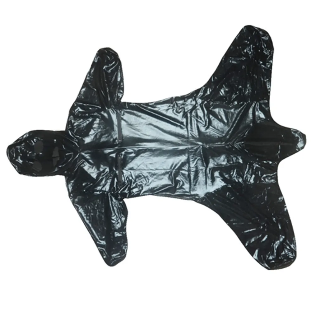 Men Underwear Women Jumpsuit Men Sexy Wetlook Faux Leather Zentai Catsuit Bodysuit Erotic Gay Fetish Pvc Latex Jumpsuit Prisoner Costume Open Crotch Clubwear
