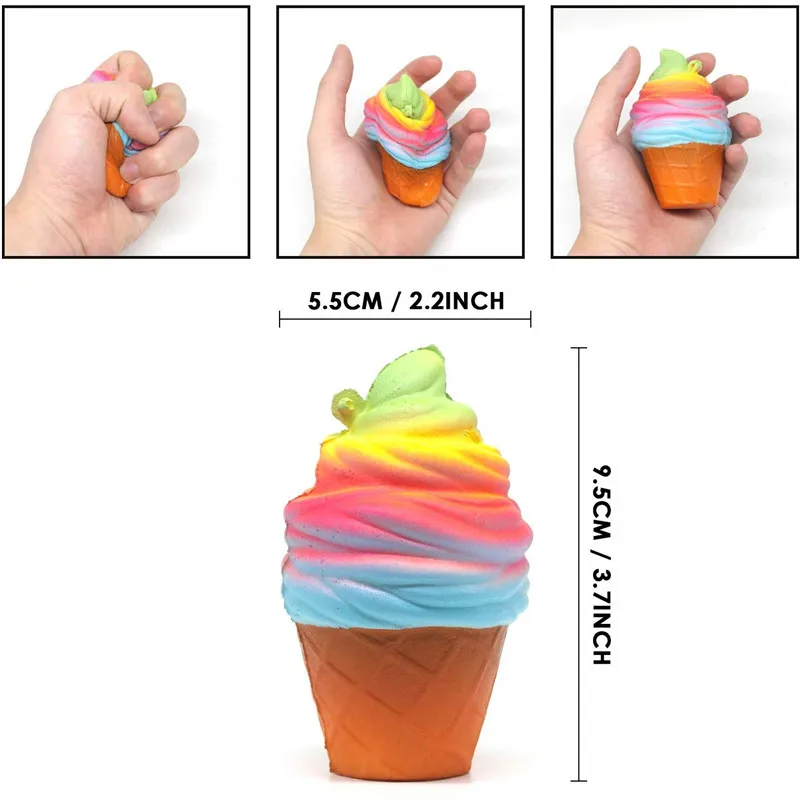 4 шт. мягкие игрушки-медленно поднимающиеся ароматизированные Jumbo Squishies Squeeze Stress Reliever мягкая игрушка лучший подарок для девочек и мальчиков