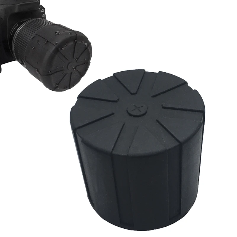 Силиконовая Защитная крышка для объектива, универсальная крышка для DSLR камеры для Canon/Nikon для sony/Olypums/Fuji/Lumix, защита от пыли, защита от падений