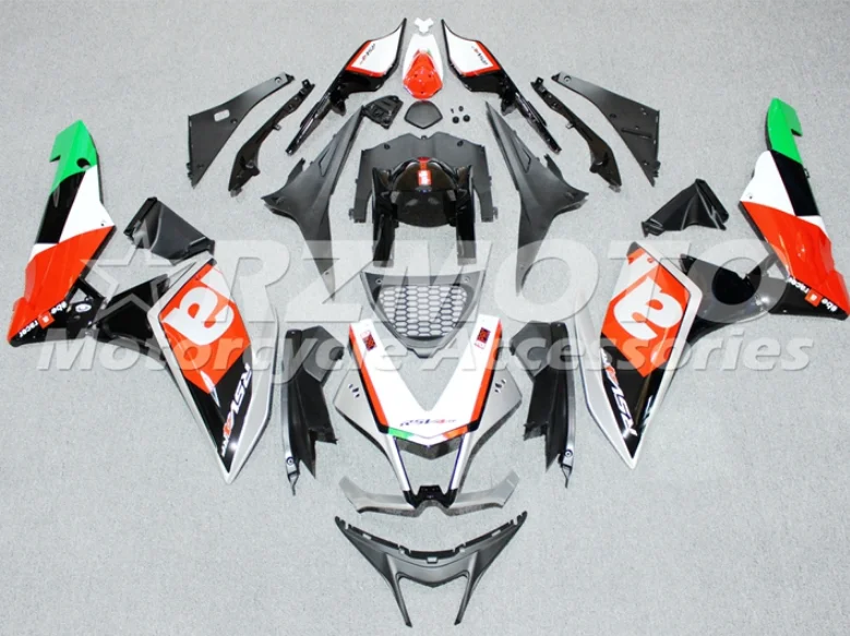 Литьевая Форма ABS Обтекатели комплект подходит для Aprilia RSV4 1000 2009- 09 10 11 12 13 14 на заказ оранжевый серебристый