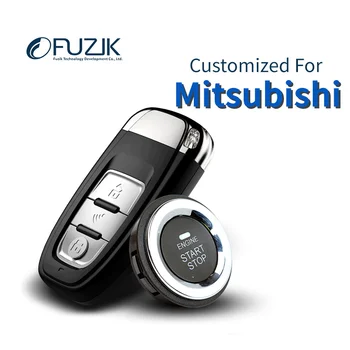 

Fuzik Keyless Entry Remote Button Start Car Alarm for Mitsubishi ASX outlander pajero V93 V97 sport