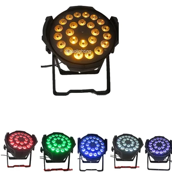 

10pcs/lot LED Par Can DMX Stage Light 24x18W 6in1 LED Par RGBWA+UV DJ LED Par Light DMX Control Stage DJ Equipment DJ Lighting