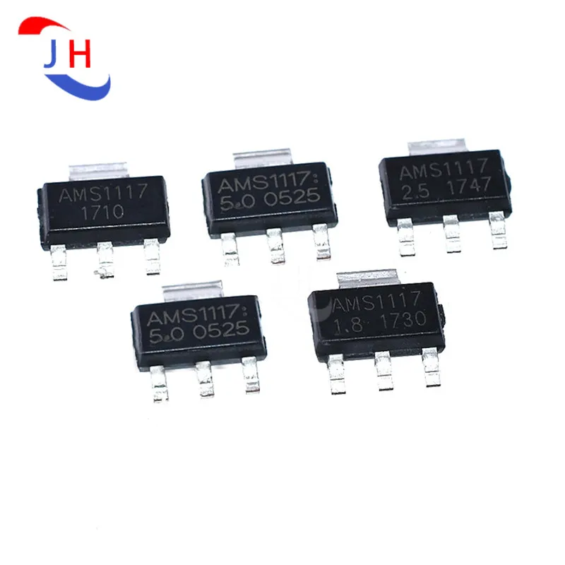 

10 шт. SPX1117M3 SPX1117M SPX1117M3-L-3.3/SPX1117M3-L-2.5/SPX1117M3-L-5.0 3,3 v 5v sot-223 Step-Down AMS1117 IC