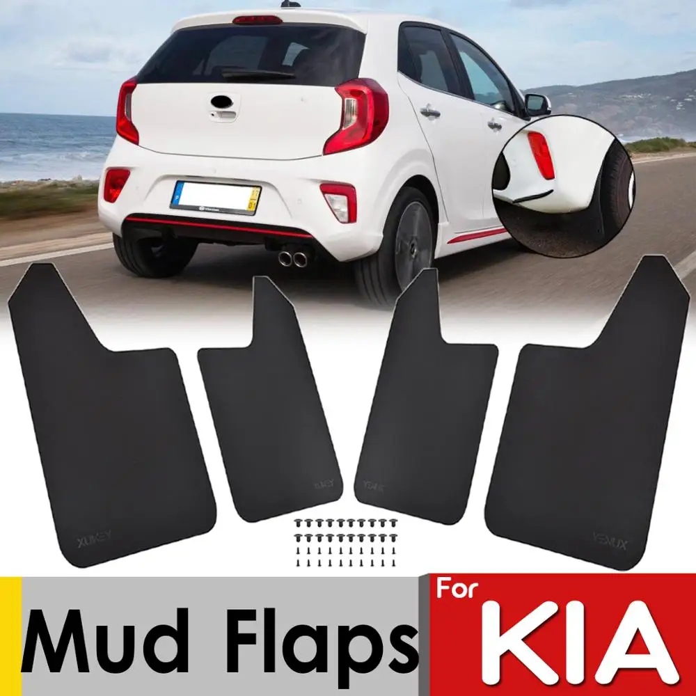 Набор брызговиков 15 &quotx 11 5&quot для Kia Picanto GT Seltos Stinger Optima Telluride rio брызговики крыло с
