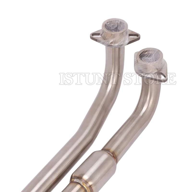 Slip On Motorcycle Exhaust Catalytic Escape Bike Modified Front Connecting Middle Link Pipe Muffler For Kymco AK550 AK 550 Tube - Image 3