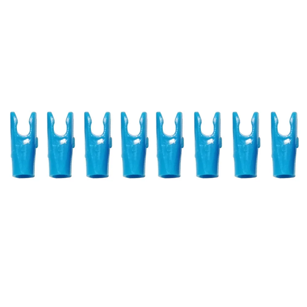 blue L size 50 шт., наконечники для стрел, вставка, ID 4,2/6,2 мм, булавка, сделай сам, пластиковая, для охоты, для стрелы, вала, принадлежности для охоты, стрельбы - Цвет: blue L size