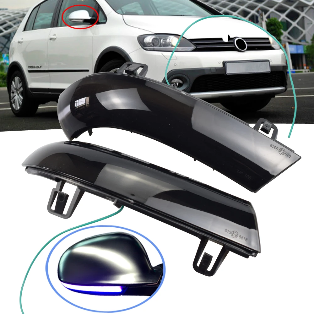 Светодиодный динамический поворотник для VW Passat B6 GOLF 5 Jetta MK5 B5.5 GTI V Sharan