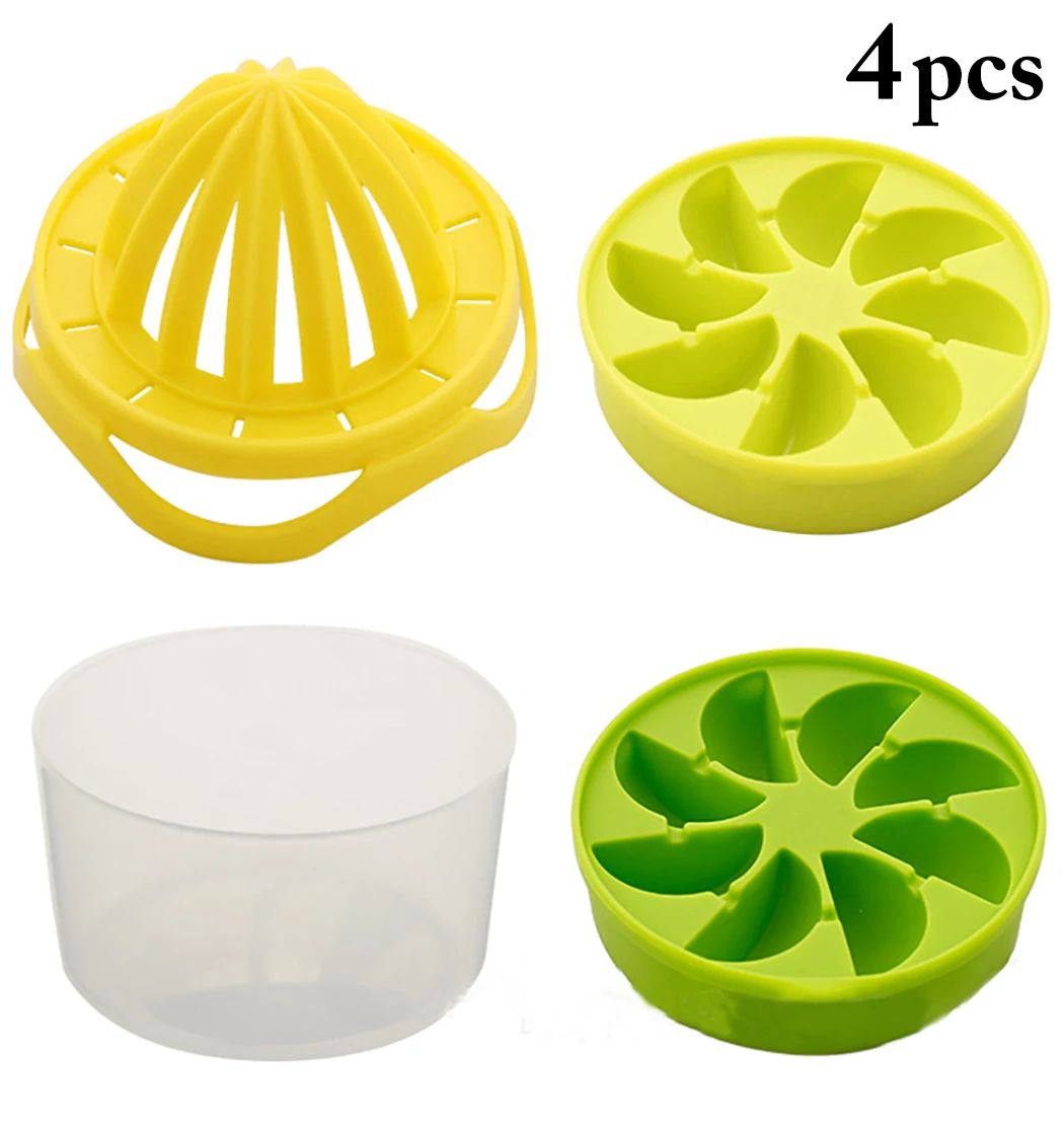 

Citrus Juicer Fruit Juicer Handhold Orange Lemon Juice Maker Manual Squeezer Press Squeezer with Measuring Cup & Ice Cube Tray