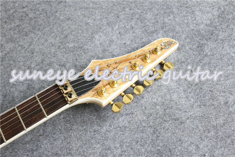 Suneye ящерица инкрустированная на заказ электрическая гитара текстура