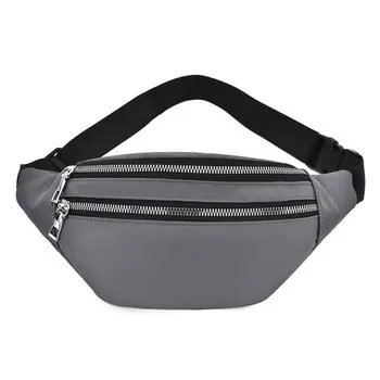 

JODIMITTY new unisex men waist bags women banana pink fanny pack belt bag black geometric waist packs laser chest phone pouch