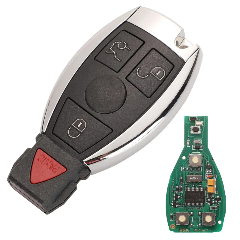 Jingyuqin 5 шт. NEC и BGA быть дистанционный ключ 315/434 МГц для Mercedes Benz Год 2000 2/3/4 кнопки смарт-ключ автомобиля контроллер