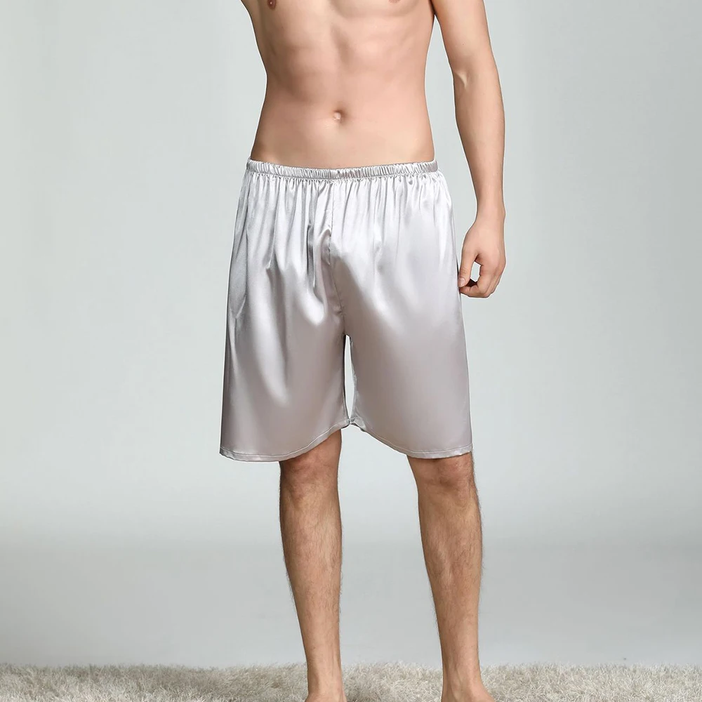 Sleep Bottoms Solid Pijama Shorts Men 