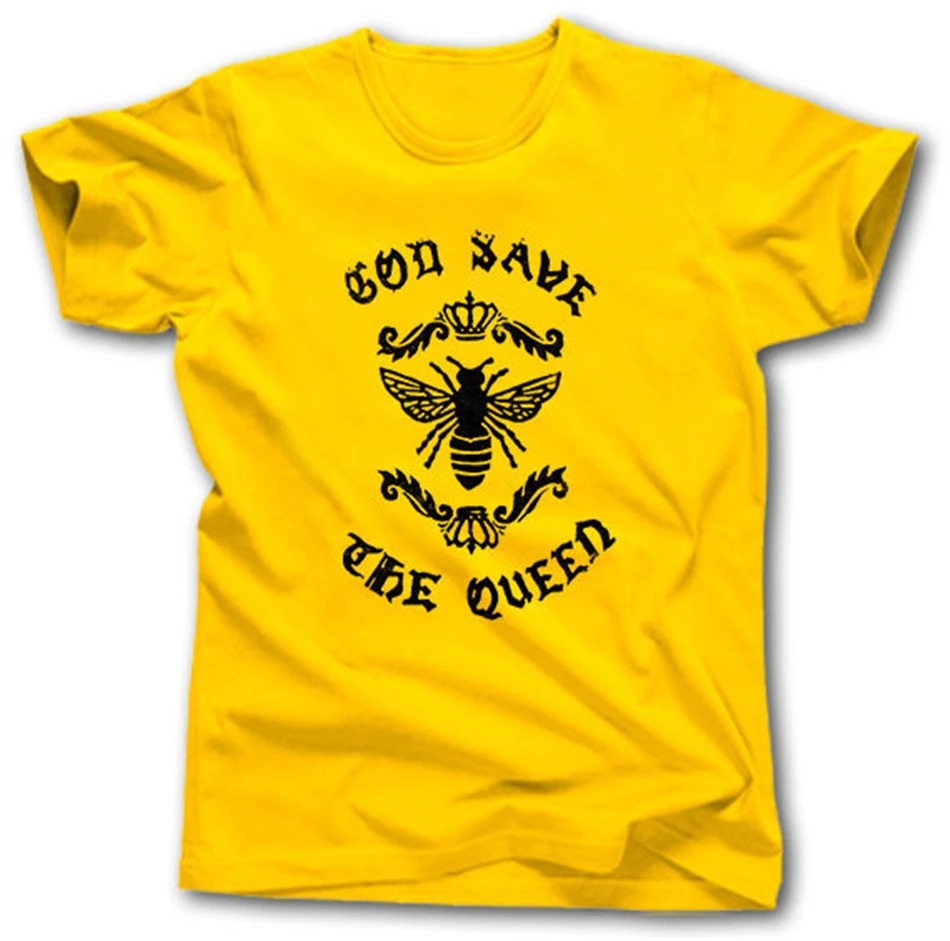 Футболка с изображением пчелы S-Xxxl футболка надписью God Save The Queen Beehive Bee Honey