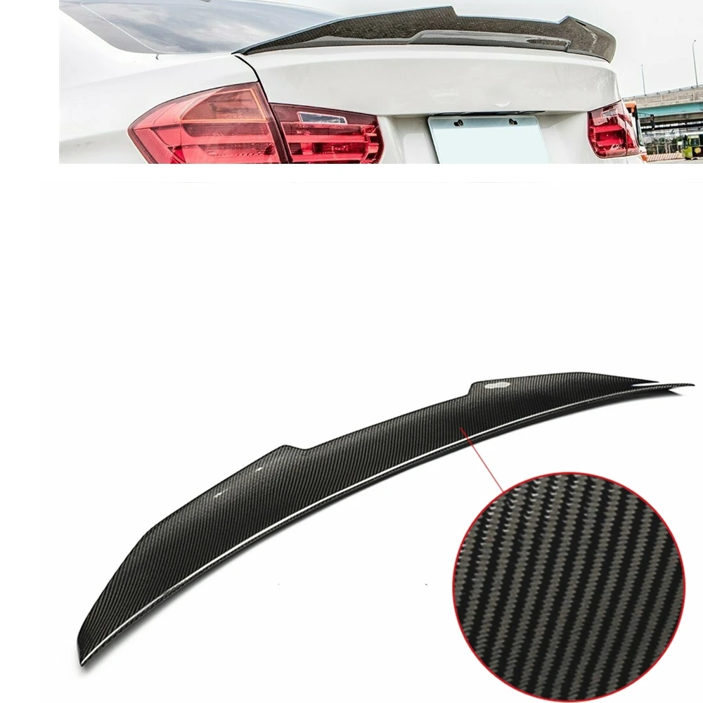 

Rear Spoiler Wing For BMW F82 M4 Coupe 2015-2020 2 Door PSM Style Highkick Carbon Fiber Car Trunk Lip Decklid Flap Splitter Trim