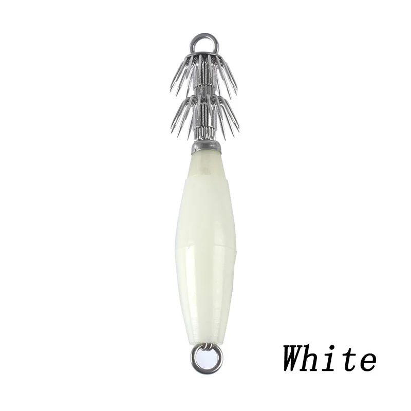 Рыболовная приманка светящаяся искусственная деревянная креветка кальмар