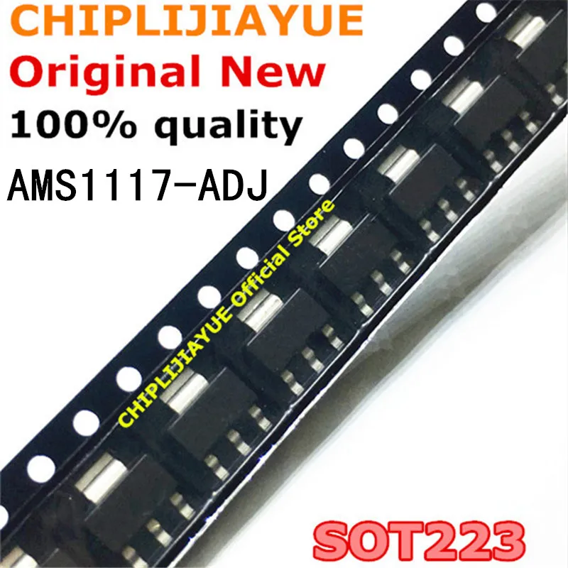 50 шт. AMS1117-ADJ AMS1117 1A SOT223 SOT-223 SOT SMD новый и оригинальный чипсет IC | Электронные