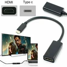 Usb type C к HDMI адаптер USB 3,1 USB-C к HDMI адаптер конвертер «Папа-мама» для MacBook2016 huawei Matebook для Smasung S8
